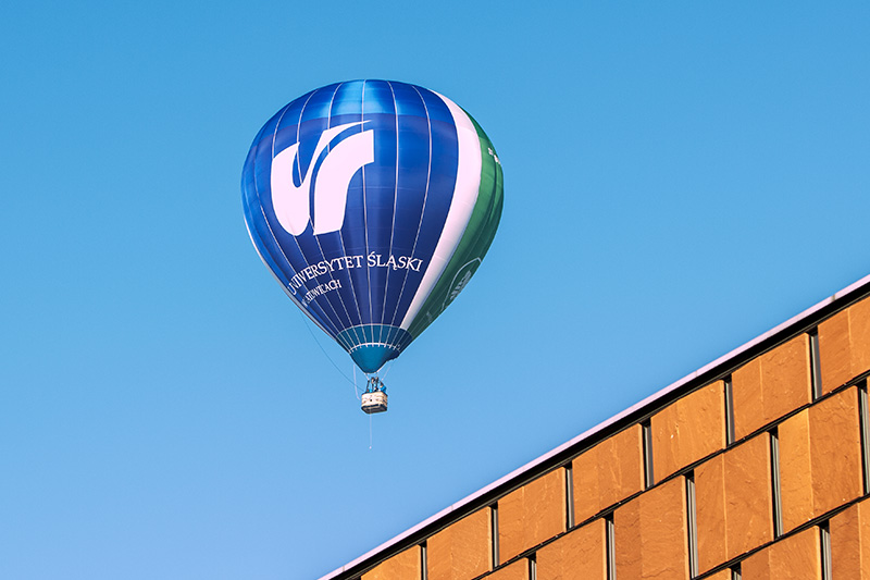 Balon badawczy Uniwersytetu Śląskiego / research hot-air balloon of the University of Silesia