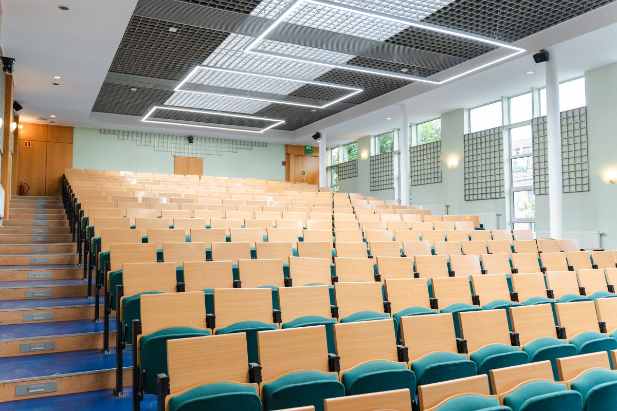DSC02651 aula na Wydziale Nauk Społecznych (ul. Grażyńskiego, Katowice)