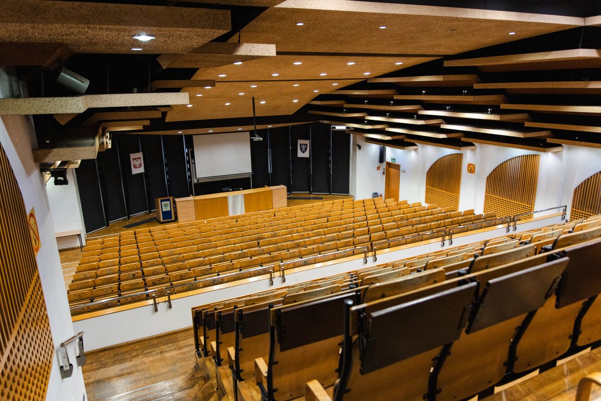 SU3A7908 aula na Wydziale Nauk Społecznych (ul. Bankowa 11, Katowice)