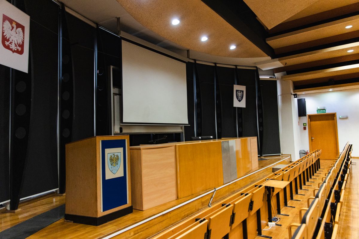 SU3A7911 aula na Wydziale Nauk Społecznych (ul. Bankowa 11, Katowice)