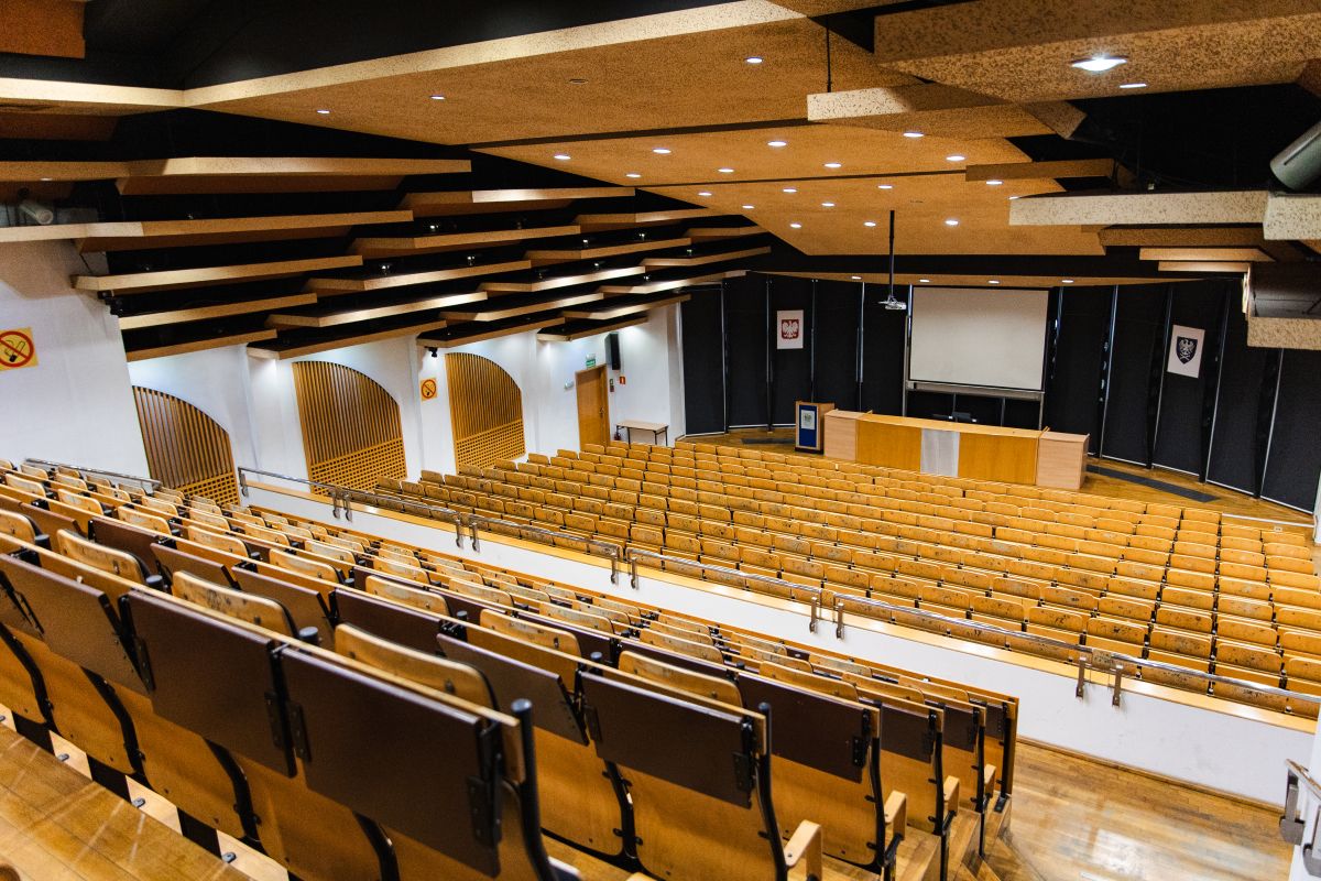 SU3A7915 aula na Wydziale Nauk Społecznych (ul. Bankowa 11, Katowice)