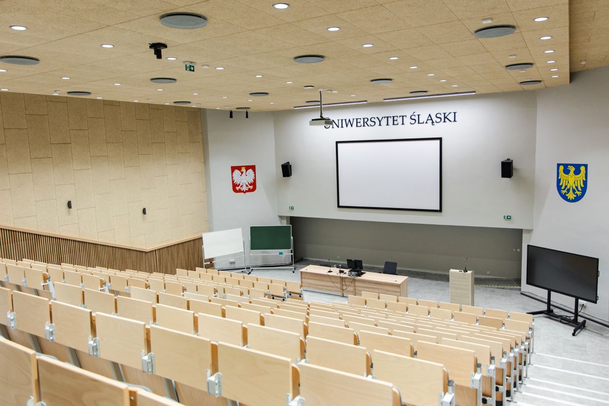 SU3A7916 aula na Wydziale Nauk Społecznych (ul. Bankowa 11, Katowice)