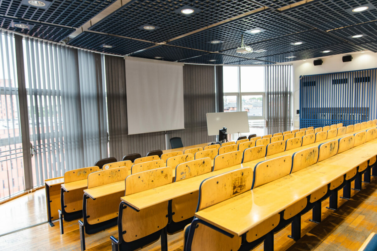 SU3A7946 sala audytoryjna na Wydziale Nauk Społecznych (ul. Bankowa 11, Katowice)
