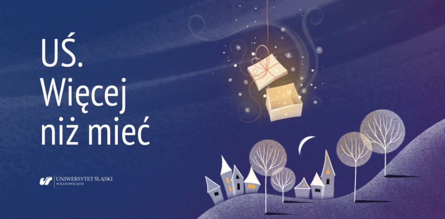 kartka świąteczna - UŚ. Więcej niż mieć