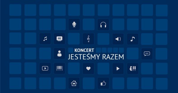 Grafika promująca koncert z okazji święta uczelni
