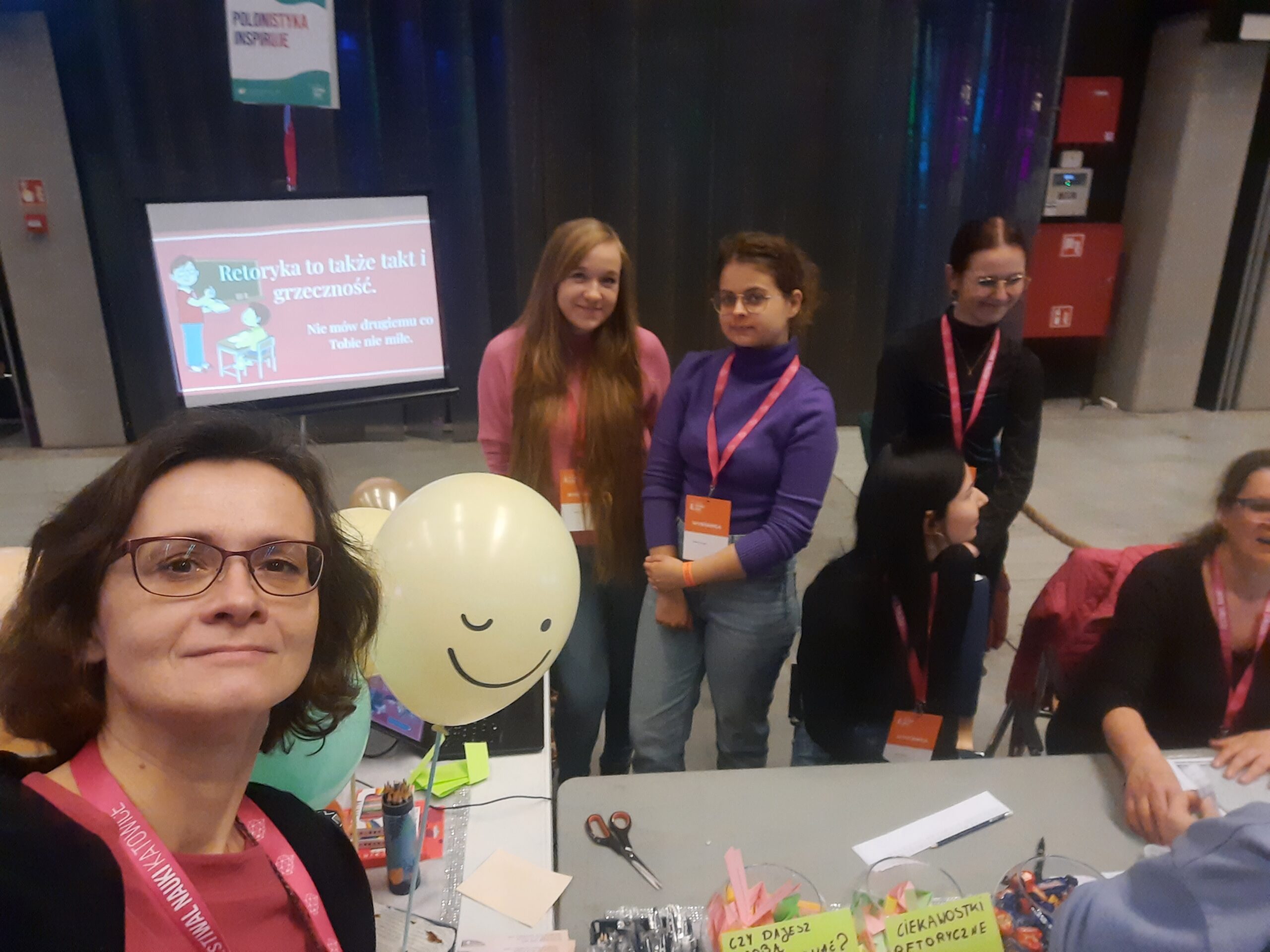 stanowisko "Polonistyka inspiruje" na Śląskim Festiwalu Nauki