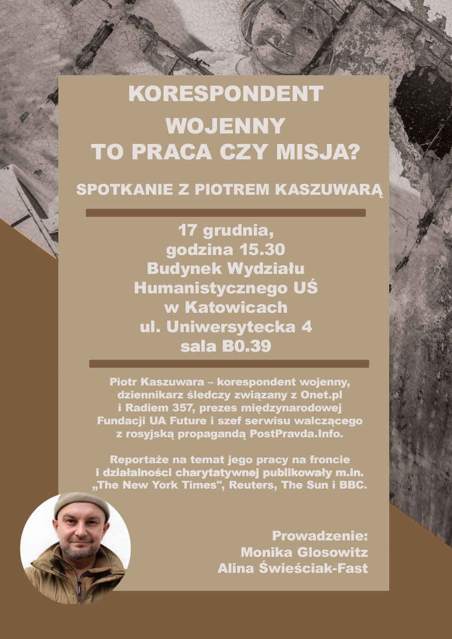 plakat informujący o spotkaniu