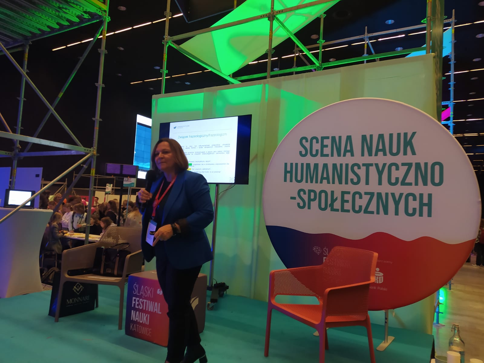 prof. Agnieszka Piela na Śląskim Festiwalu Nauki