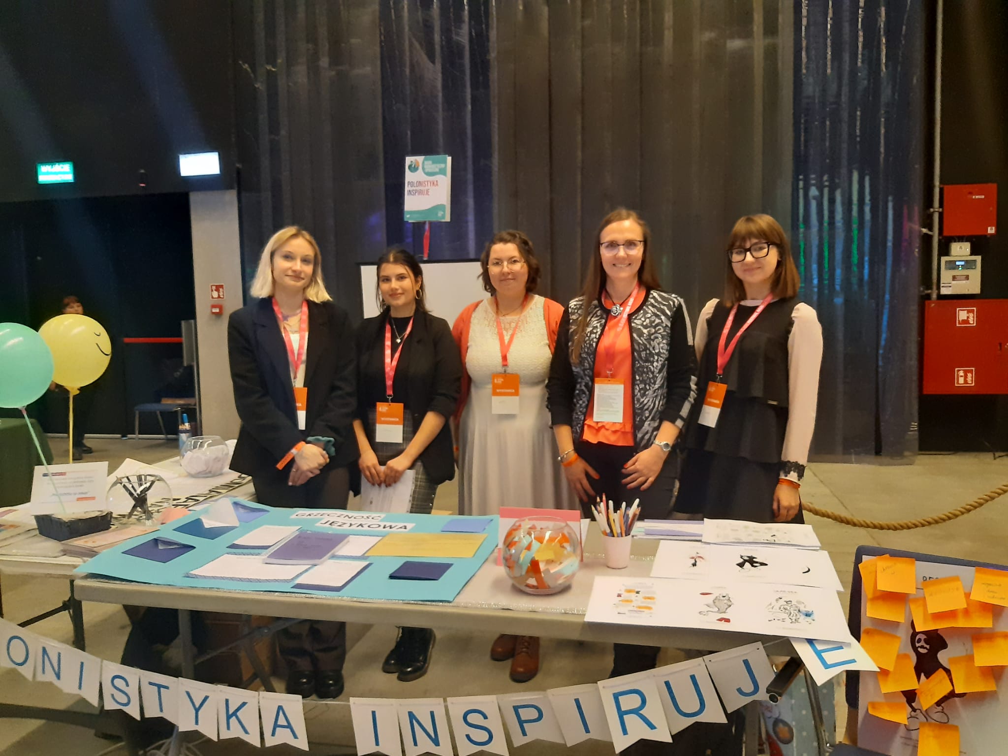 stanowisko "Polonistyka inspiruje" na Śląskim Festiwalu Nauki