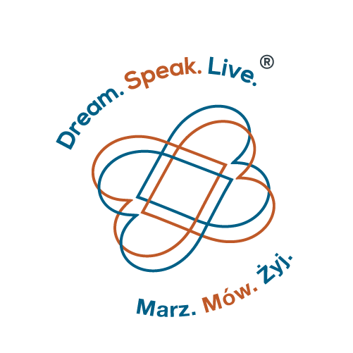 logo Dream. Speak. Live
