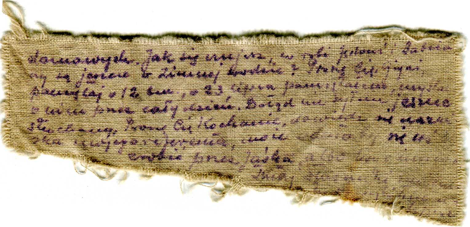 archiwalne materiały piśmienne więźniów obozów koncentracyjnych