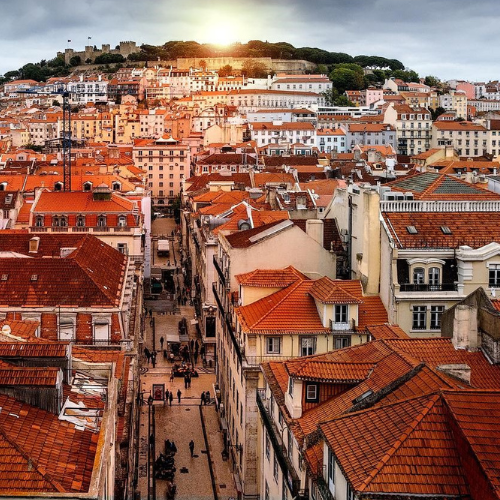 Lizbona z lotu ptaka