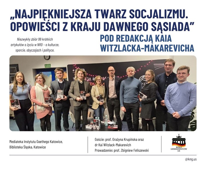 grafika promująca wydarzenie ze zdjęciem uczestników