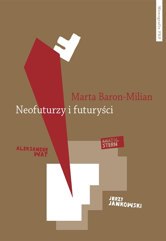 okładka książki „Neofuturzy i futuryści. Kryptohistorie polskiej awangardy” dr Marty Baron-Milian