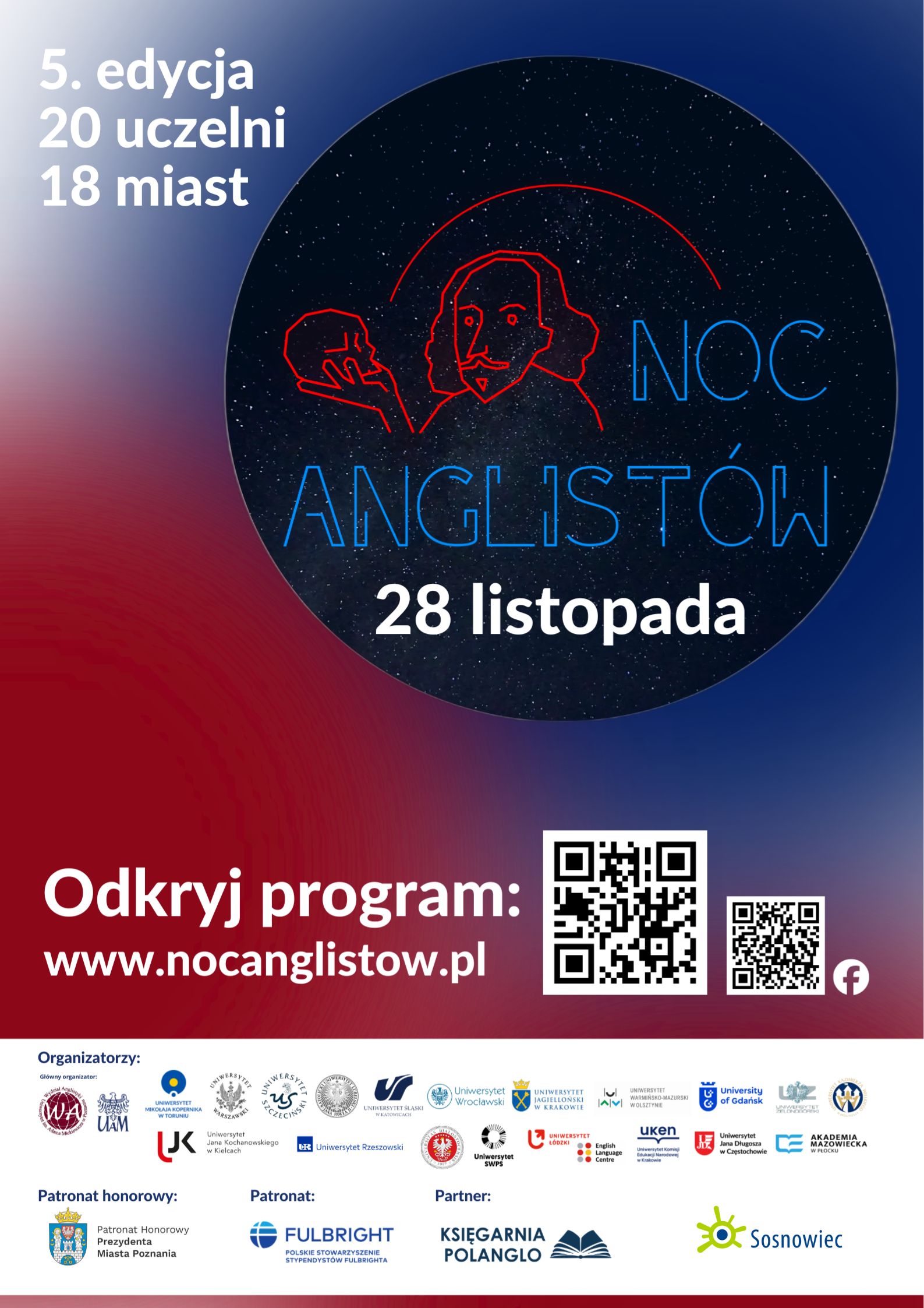 plakat Nocy Anglistów
