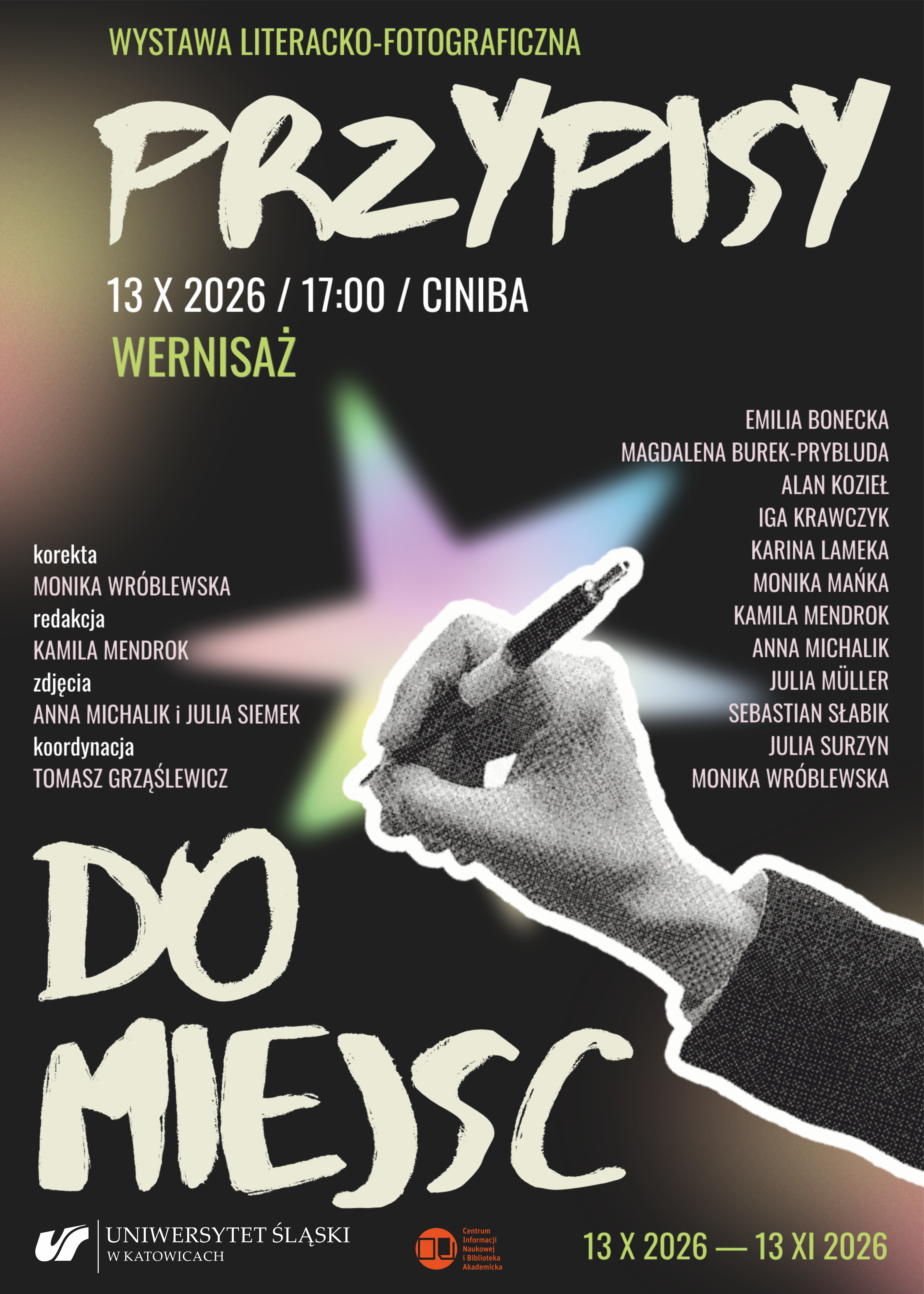 plakat wernisażu