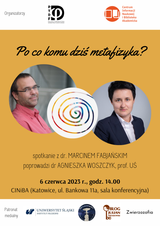 plakat informujący o spotkaniu