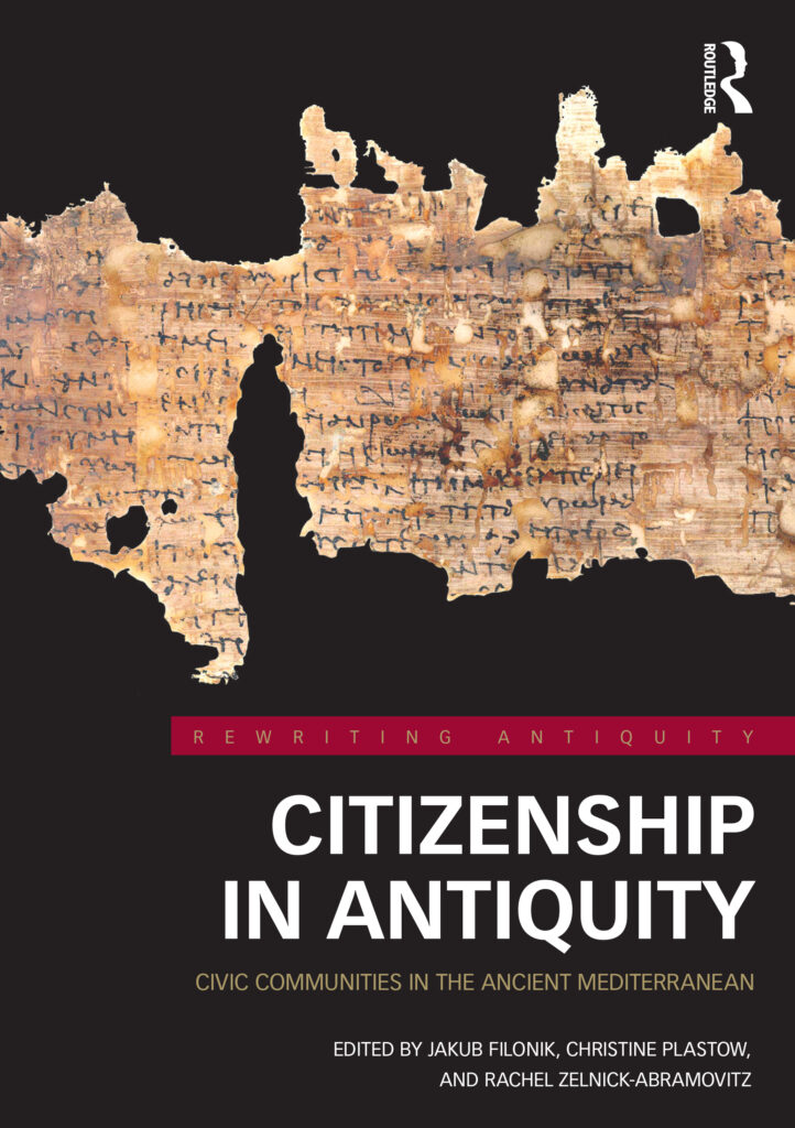 okładka książki „Citizenship in Antiquity. Civic Communities in the Ancient Mediterranean”
