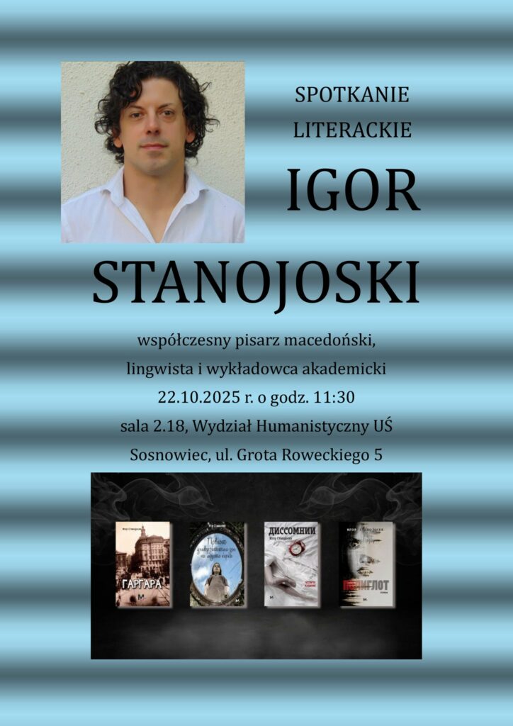 plakat wydarzenia spotkanie z Igorem S