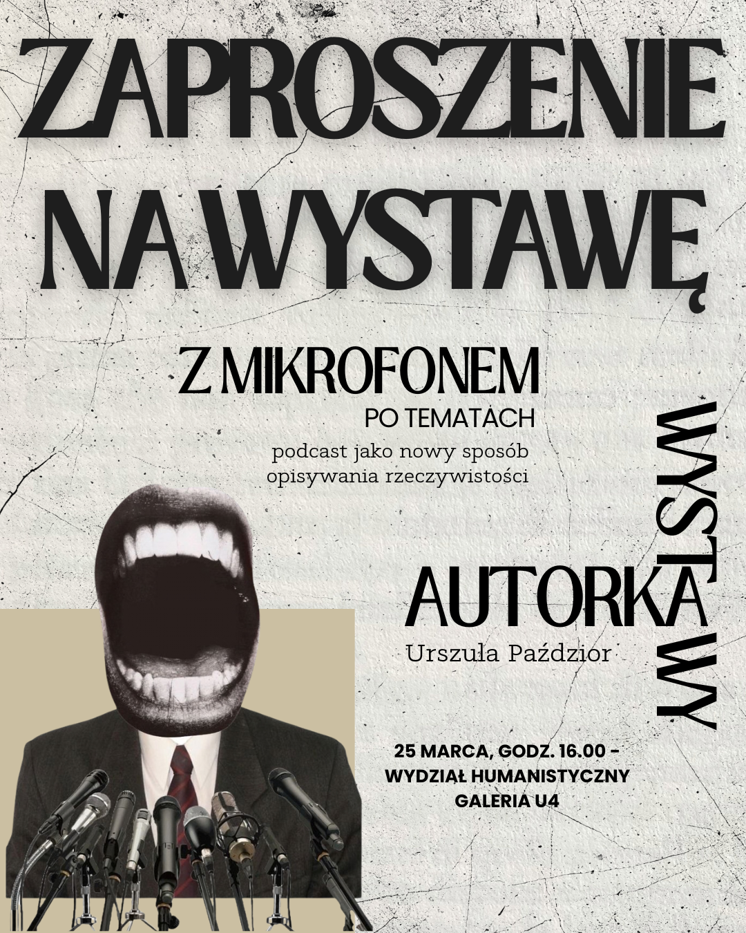 grafika promująca wystawę