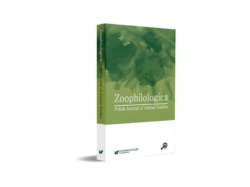 okładka czasopisma Zoophilologica. Polish Journal of Animal Studies