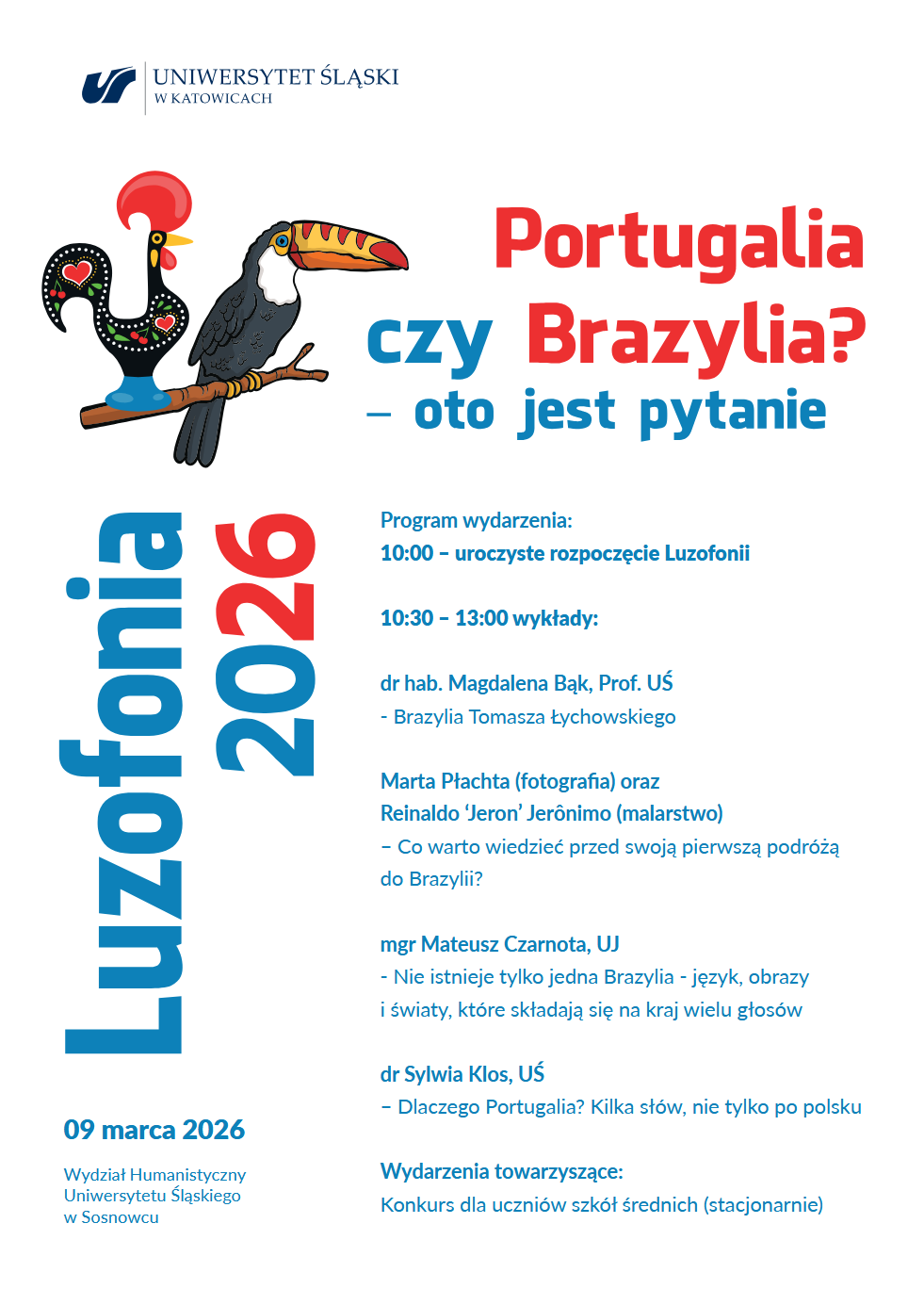 plakat promujący Luzofonia 2026