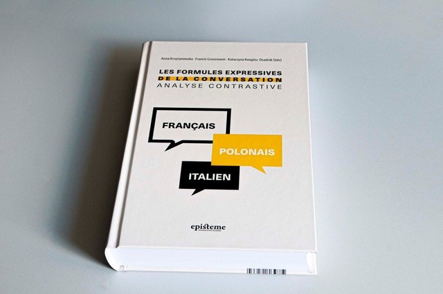 zdjęcie książki "Les formules expressives de la conversation. Analyse contrastive : français-polonais-italien"
