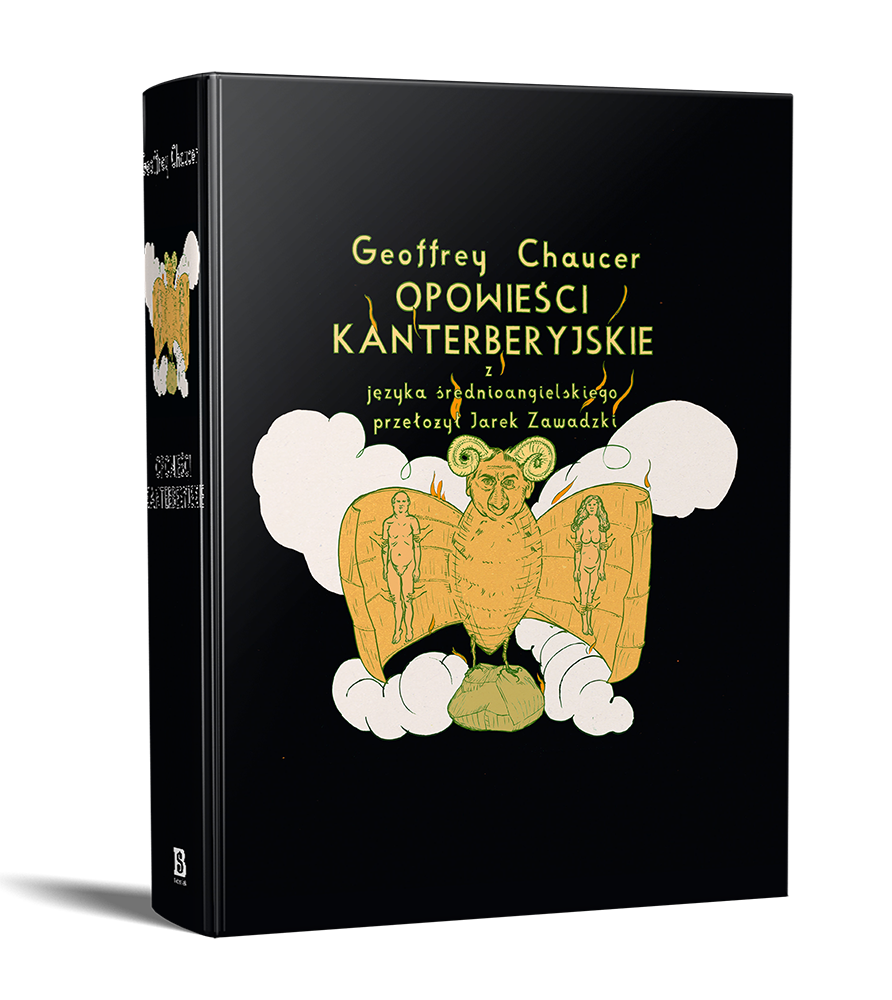 okładka książki Geoffreya Chaucera pt. "Opowieści kanterberyjskie"
