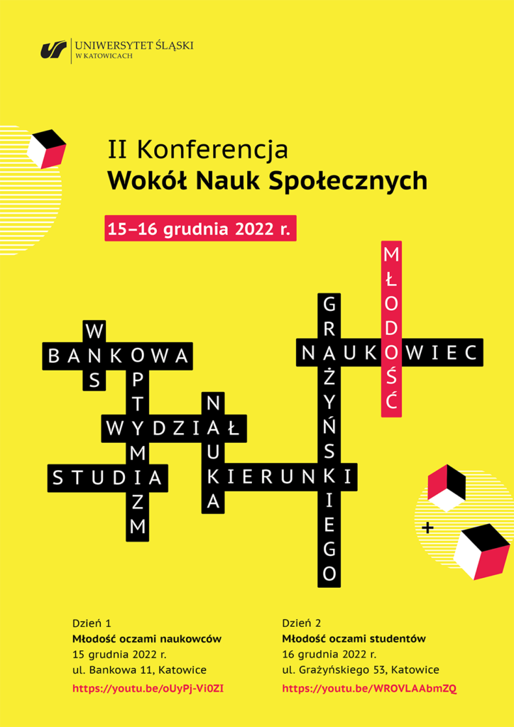 Plakat -konferencja Wokół Nauk Społecznych