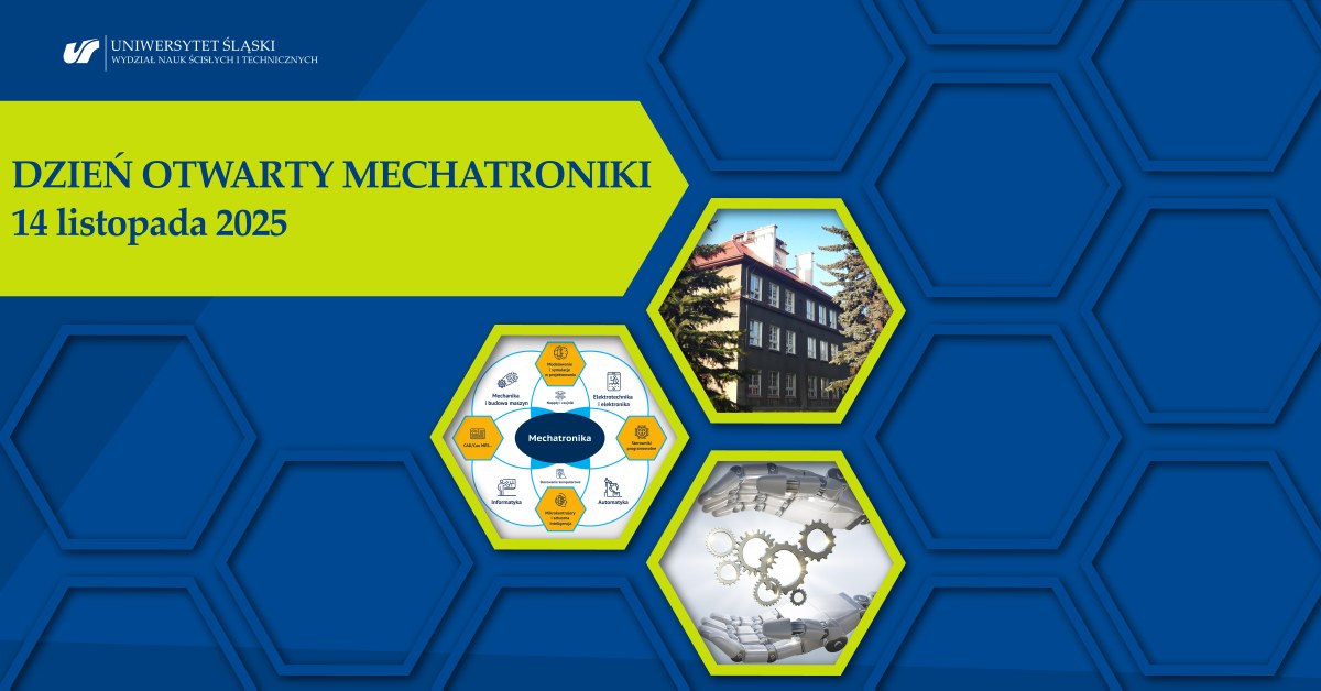 plakat promujący II Dzień Otwarty Mechatroniki