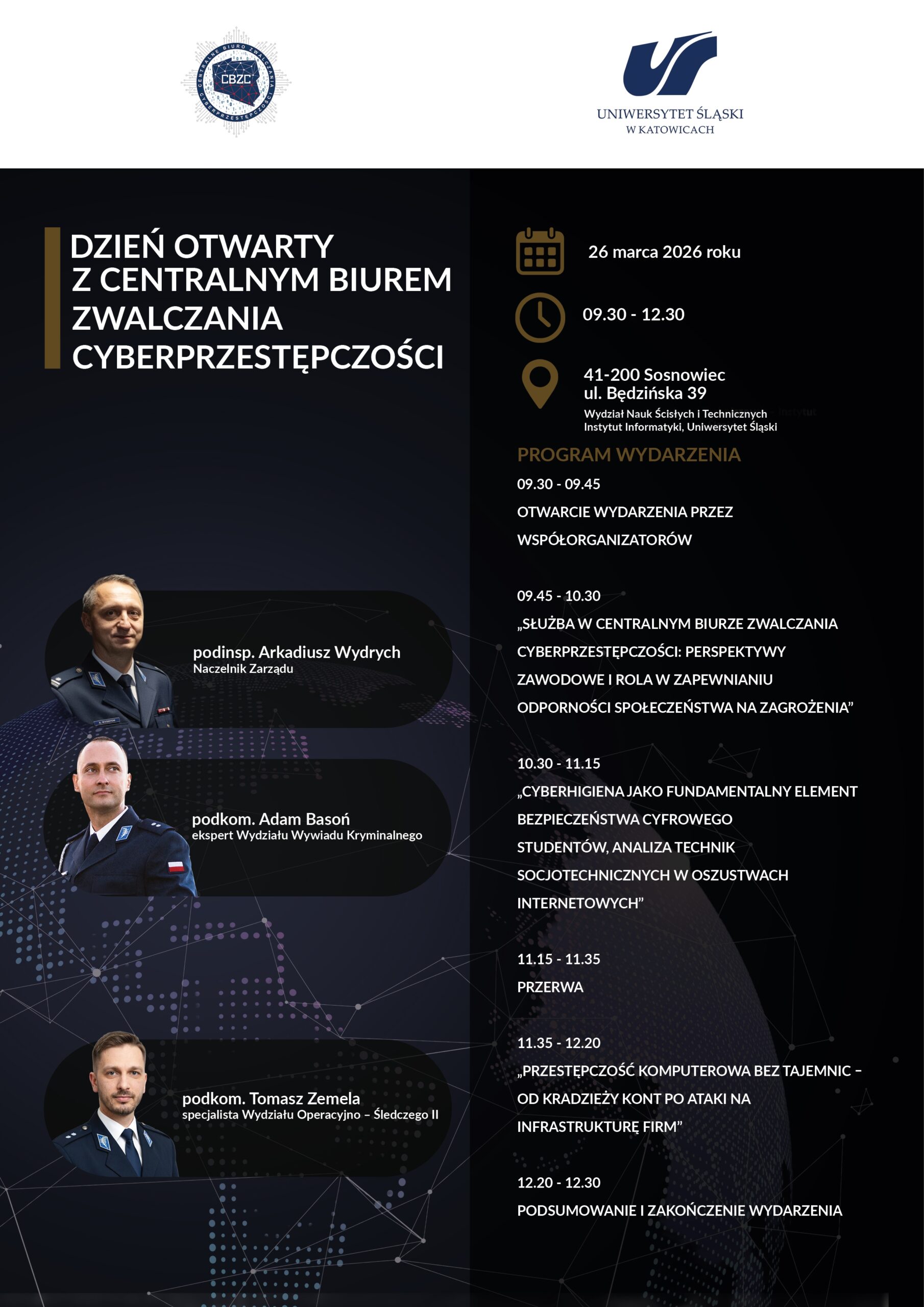 Plakat wydarzenia grafika dekoracyjna