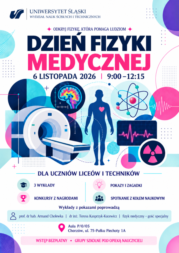 Plakat Dzien fizyki medycznej