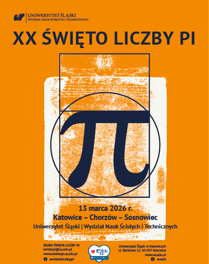 Plakat promujący XX Święto Liczby Pi