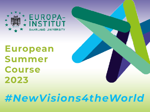 European Summer Course 2023 #NewVisions4theWorld