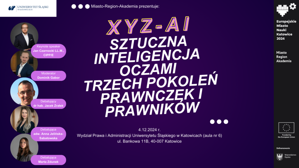 XYZ-AI Sztuczna inteligencja oczami trzech pokoleń prawniczek i prawników