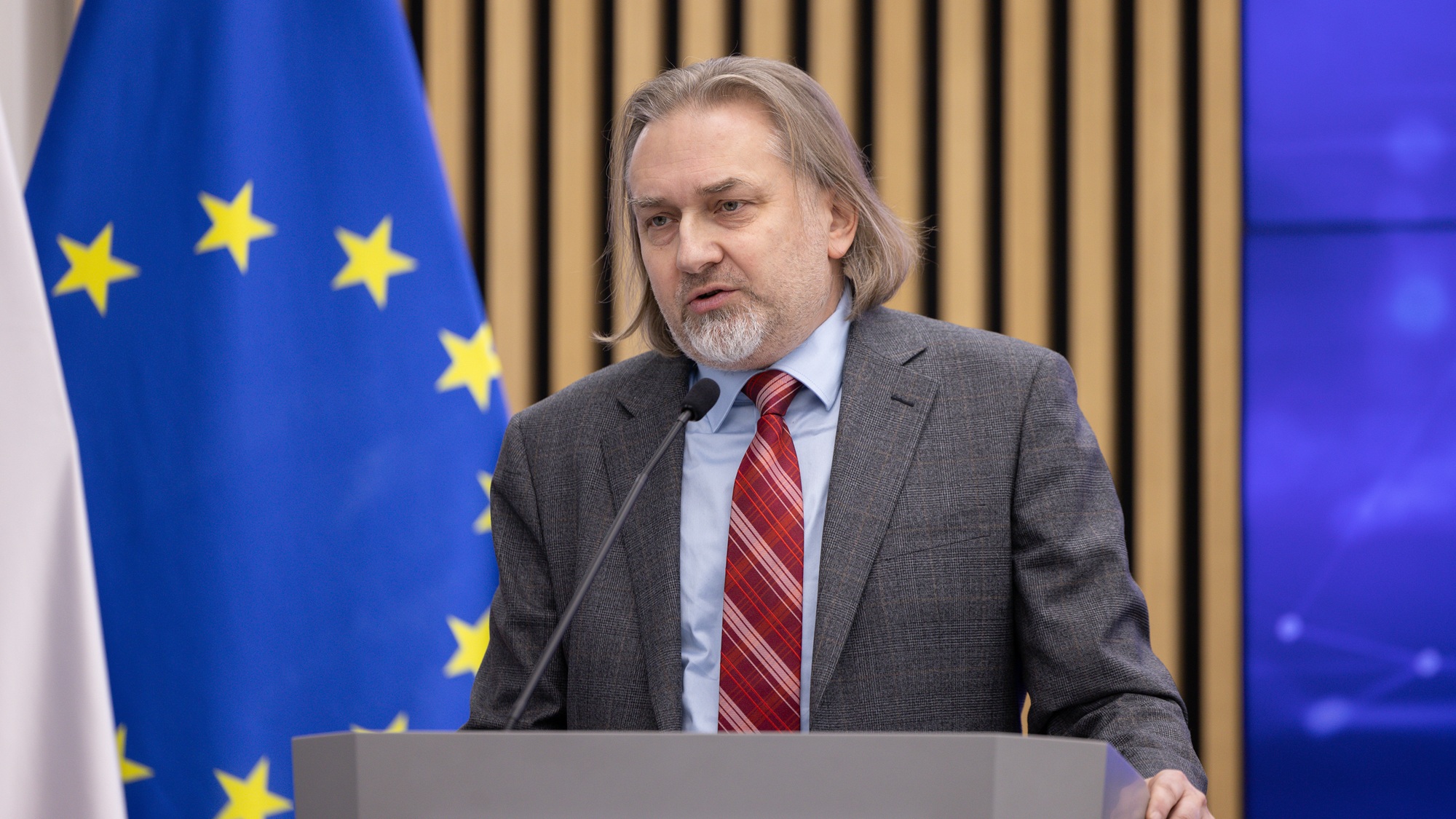 dr hab. Dariusz Szostek, prof. UŚ podczas konferencji Nowelizacja ustawy o Krajowym Systemie Cyberbezpieczeństwa