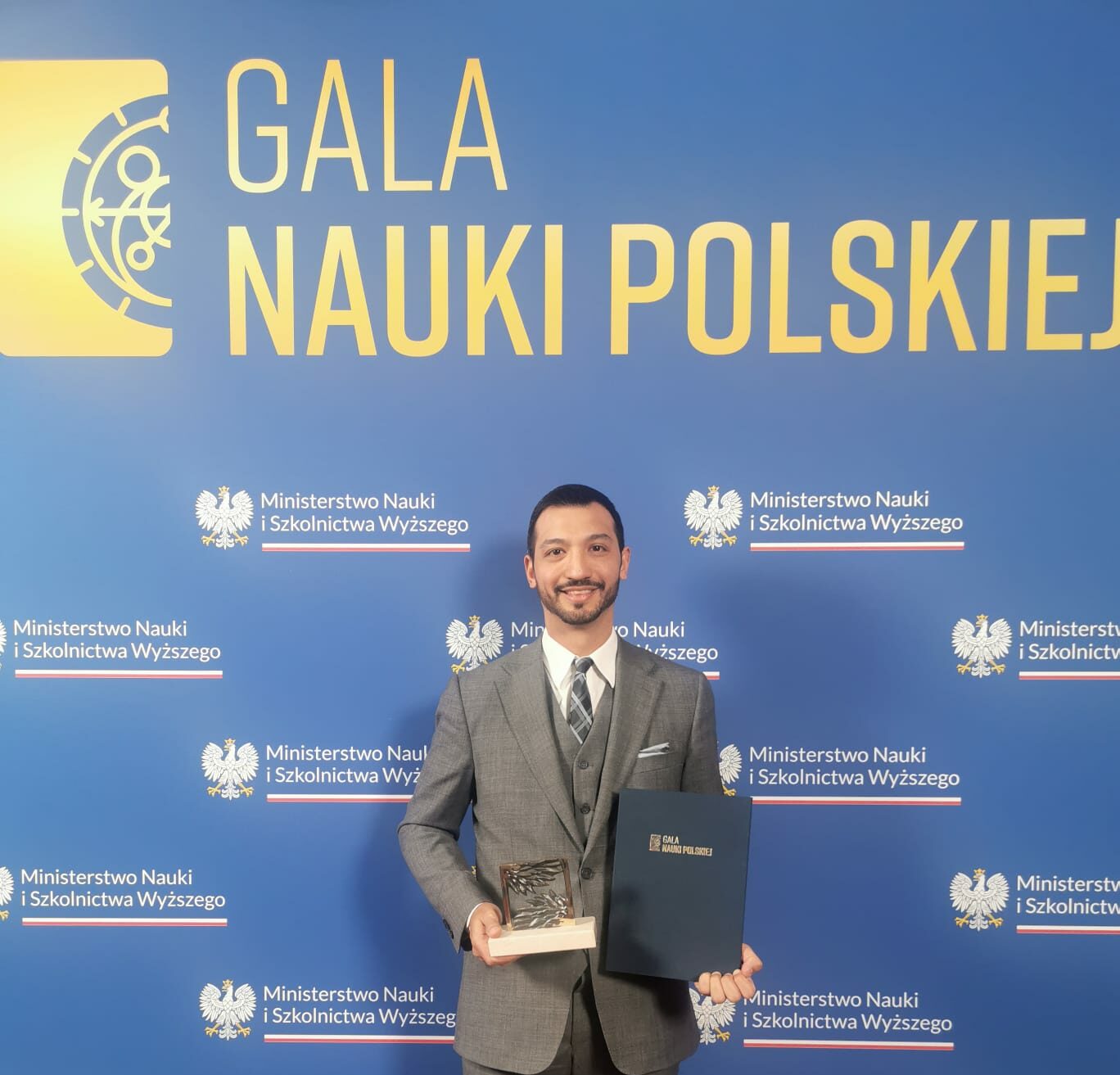 dr hab. Mauro Arturo Rivera Leon podczas Gali Nauki Polskiej 2026