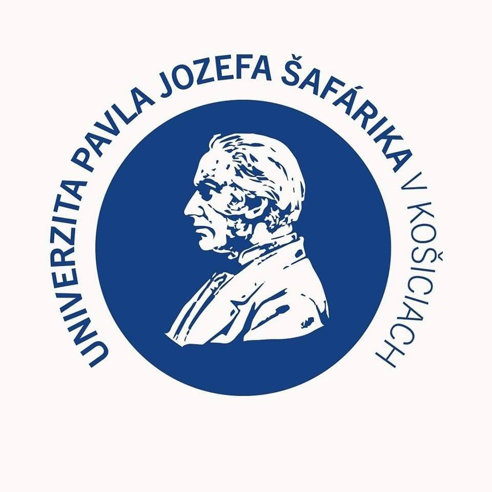 granatowe logo z białą podobizną