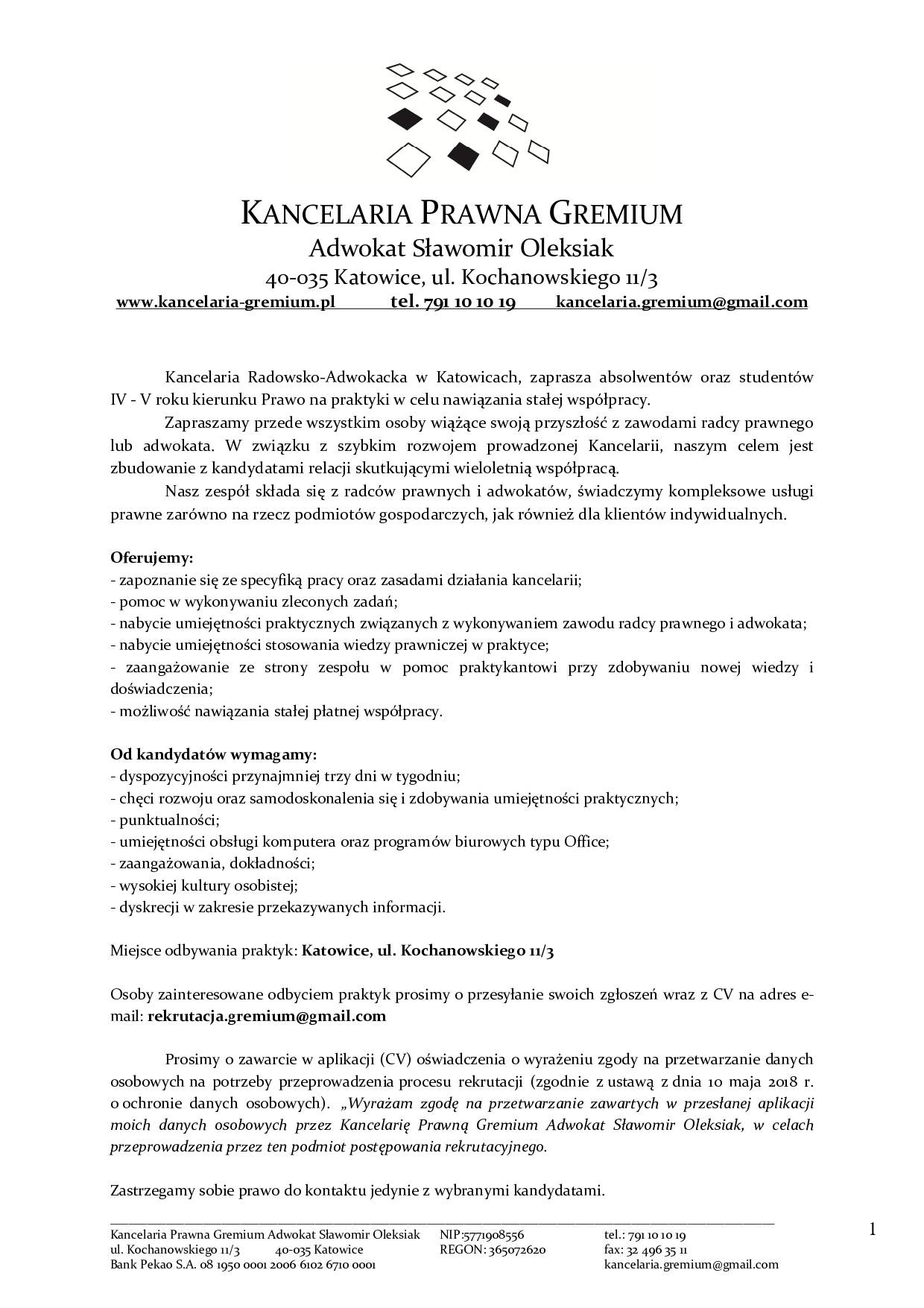 Kancelaria Prawna Gremium Adwokat Sławomir Oleksiak w Katowicach - praktyka_page-0001