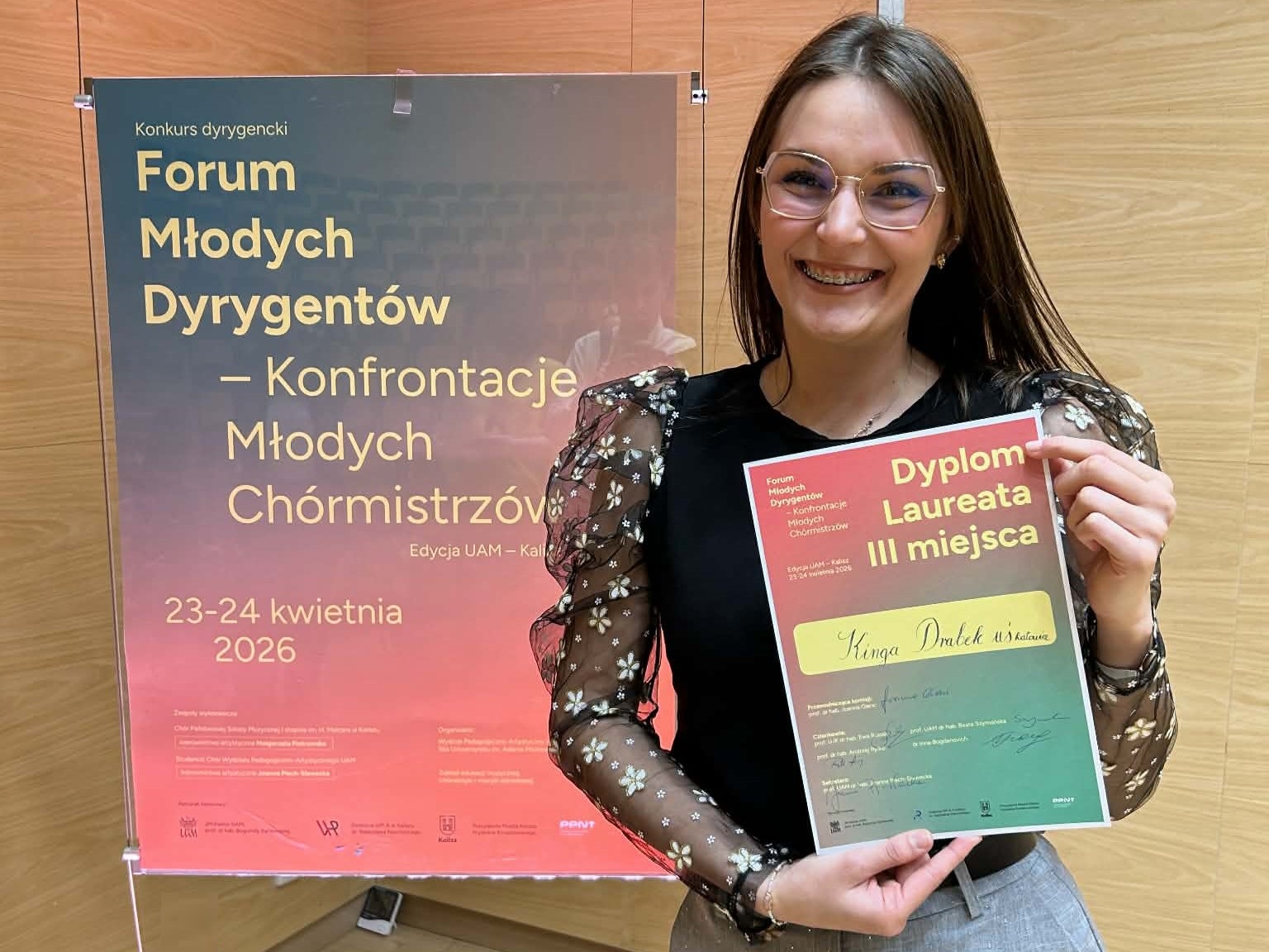 Kinga-III miejsce w Uniwersytecki Forum Dyrygenckie