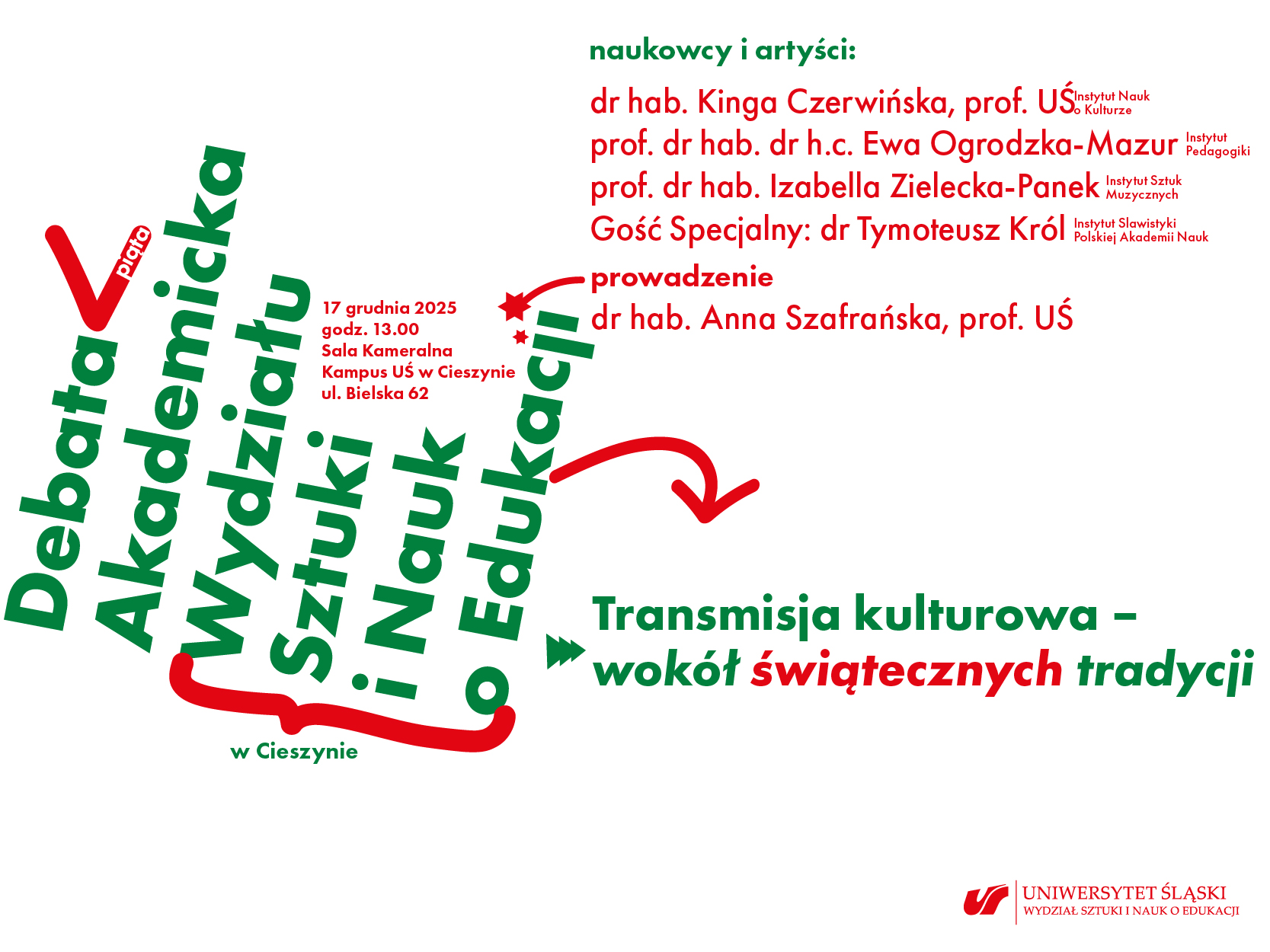 V Debata Akademicka-plakat