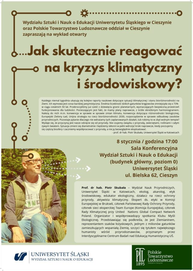 Jak skutecznie reagować na kryzys klimatyczny i środowiskowy-plakat