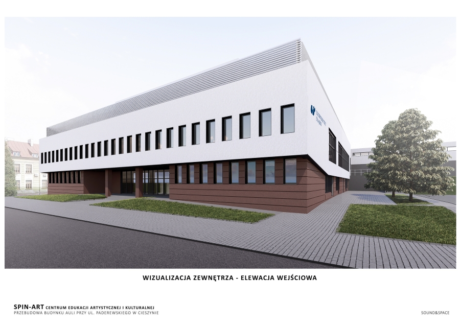 SpinART Centrum Edukacji Artystycznej i Kulturalnej-Wizualizacja