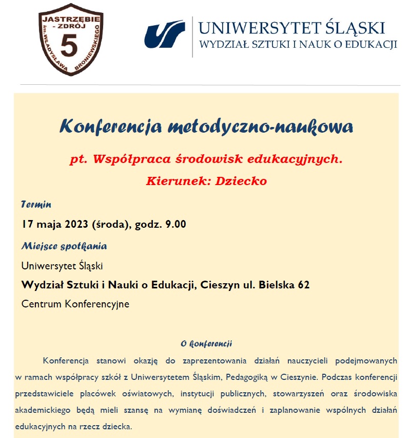 plakat konferencyjnych -Współpraca środowisk edukacyjnych