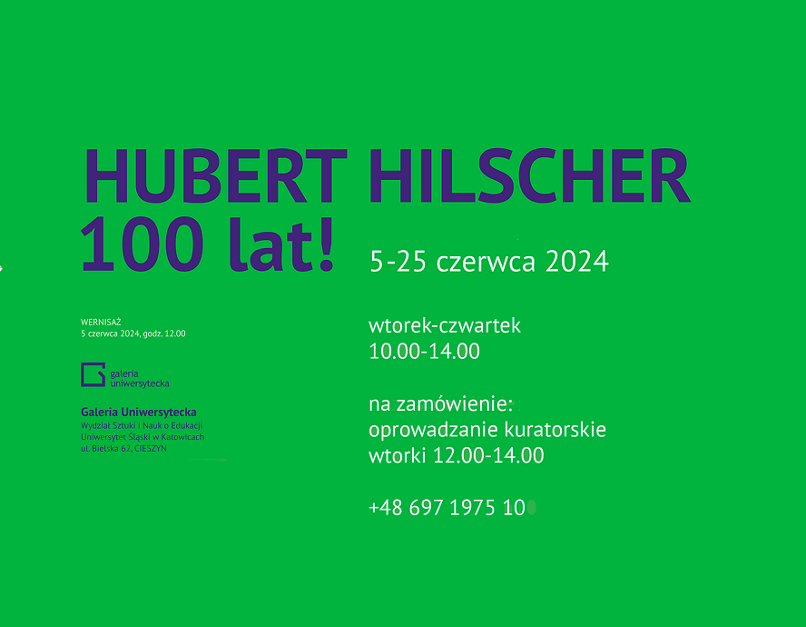 plakat Hilsher 100 lat