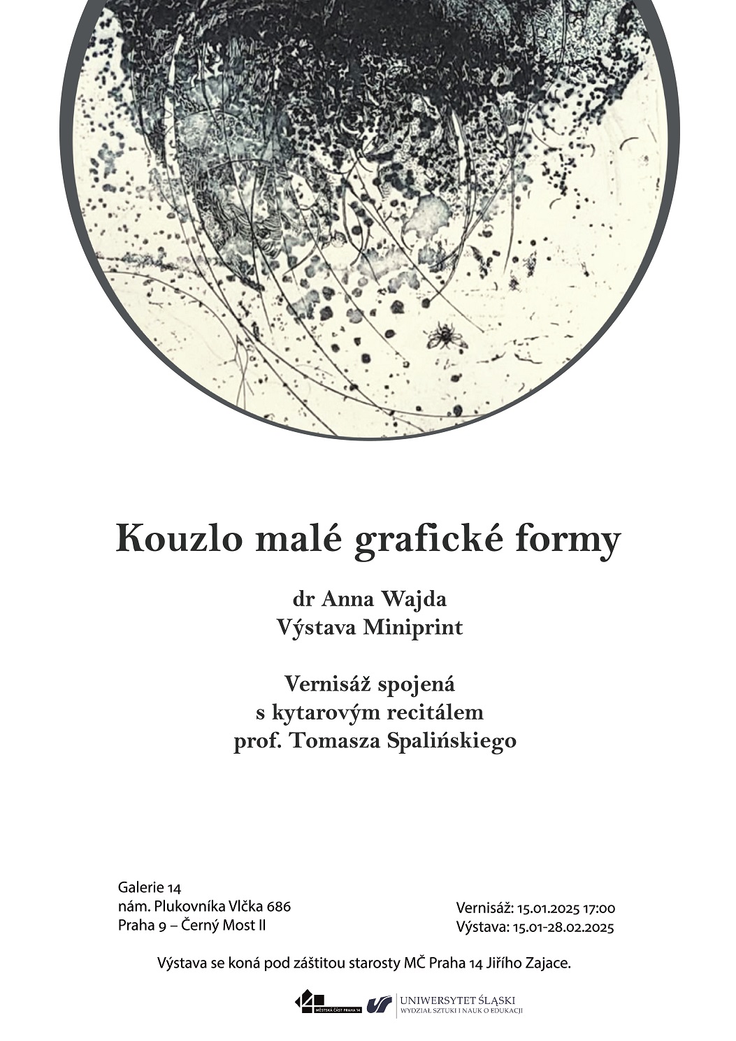 plakat Wernisaż Urok małej formy graficznej