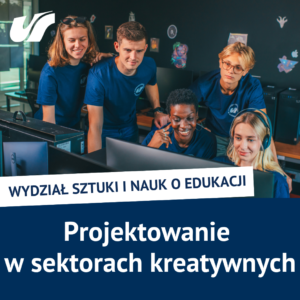 Grafika-napis-projektowanie w sektorach kreatywnych